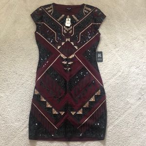 NWT Express sequin dress size M